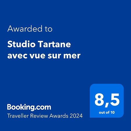 Studio Tartane Avec Vue Sur Mer La Trinité Dış mekan fotoğraf
